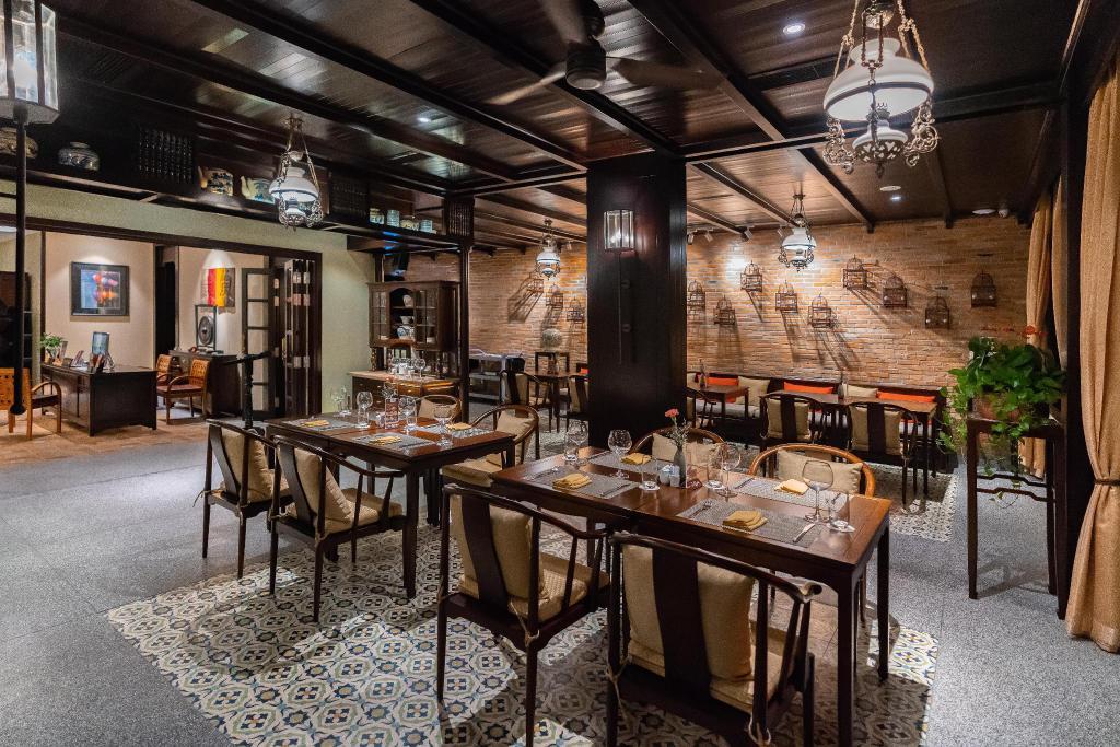 Little Riverside Hoi An . A Luxury Hotel & Spa Exteriér fotografie The interior of the restaurant