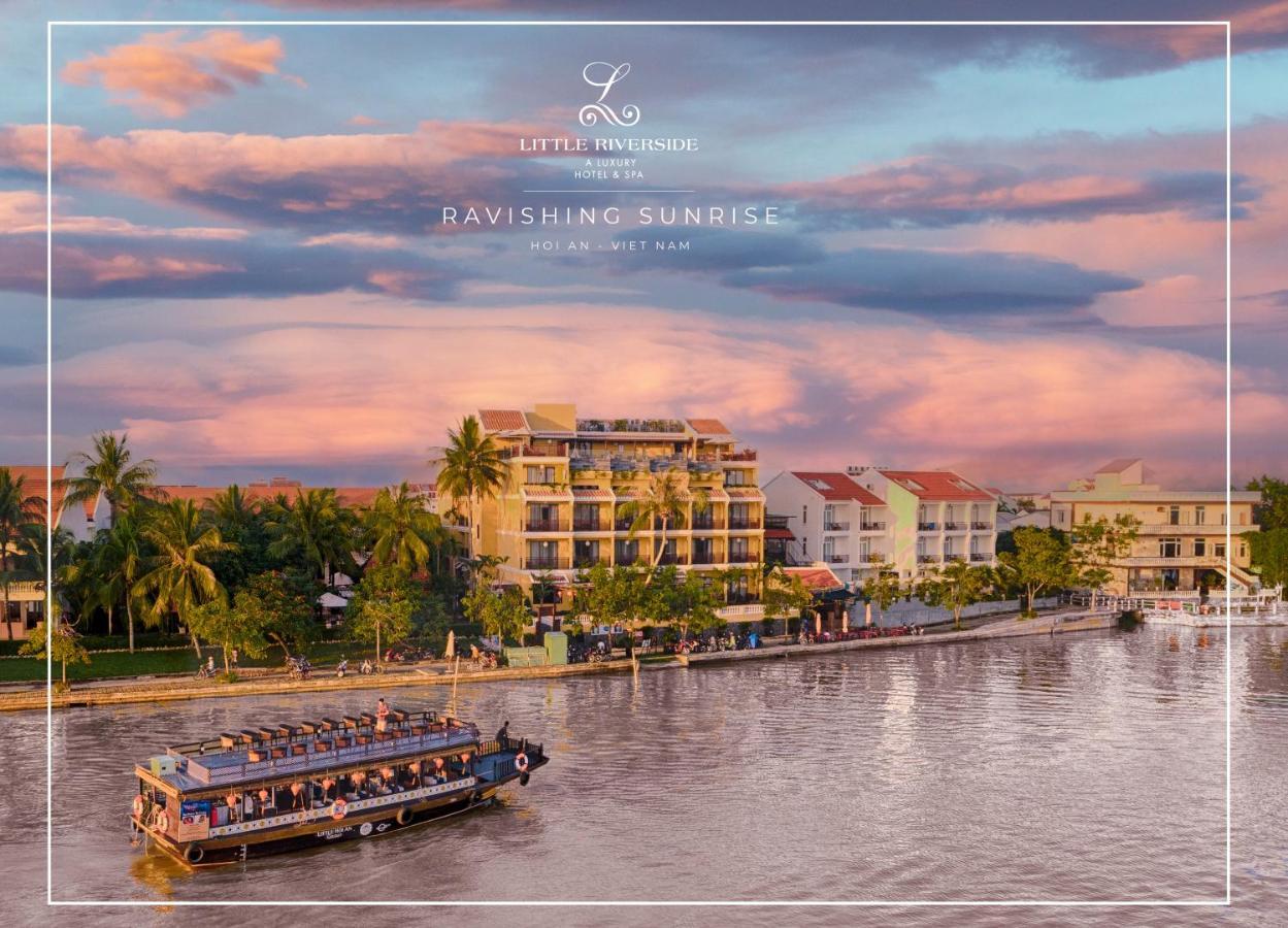 Little Riverside Hoi An . A Luxury Hotel & Spa Exteriér fotografie Sunset at Ninh Phước